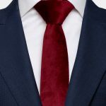 red velvet 2 5 inch necktie dgrie